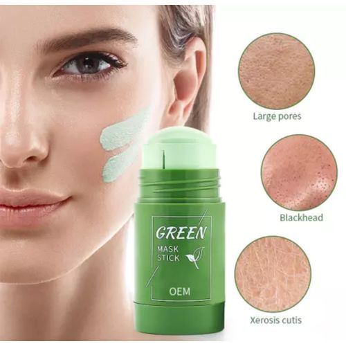 🍃 Green Mask Stick – Nettoyage en Profondeur &amp; Anti-Points Noirs