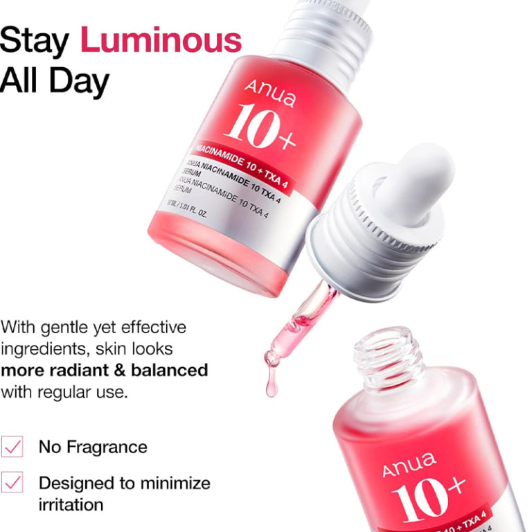 ✨ Anua Niacinamide 10% + TXA 4% – Sérum Anti-Taches &amp; Éclat (30 ml)