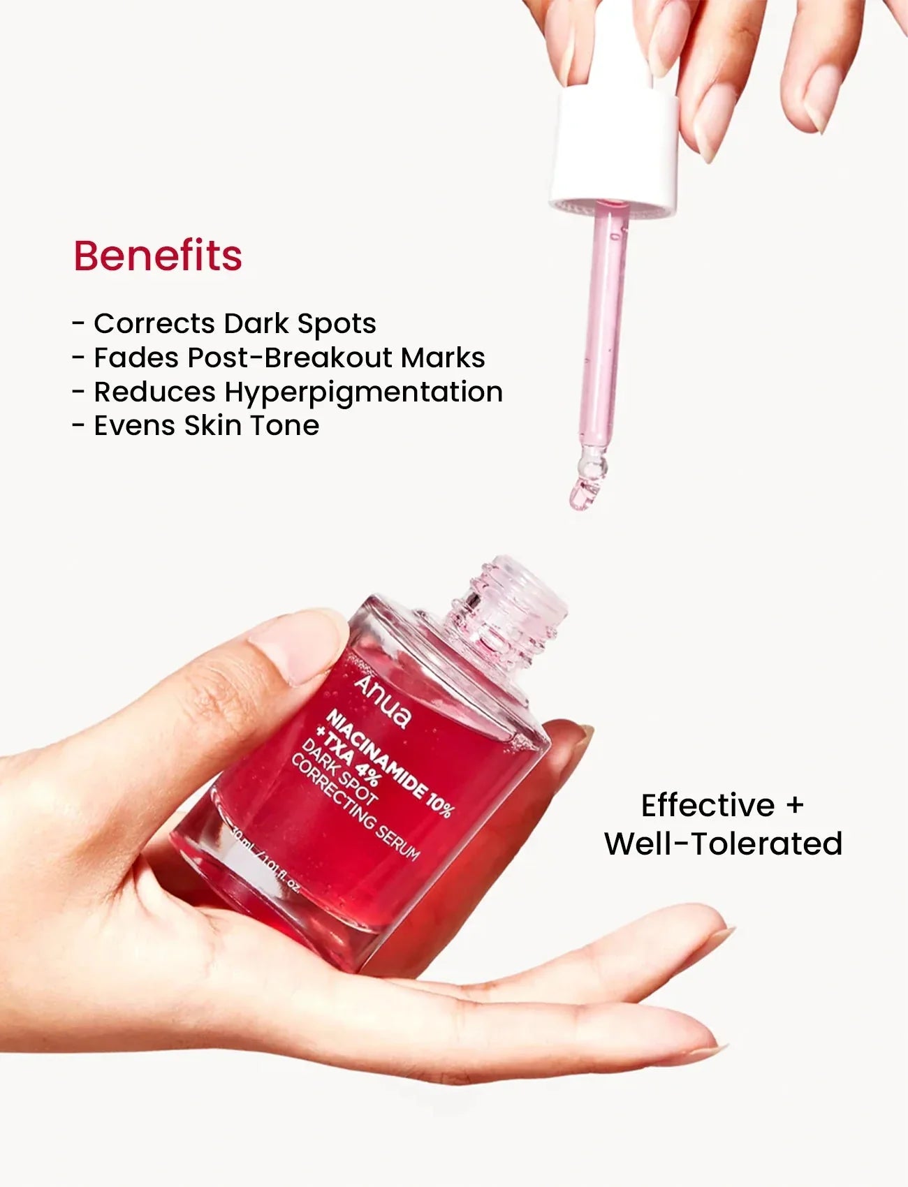 ✨ Anua Niacinamide 10% + TXA 4% – Sérum Anti-Taches &amp; Éclat (30 ml)